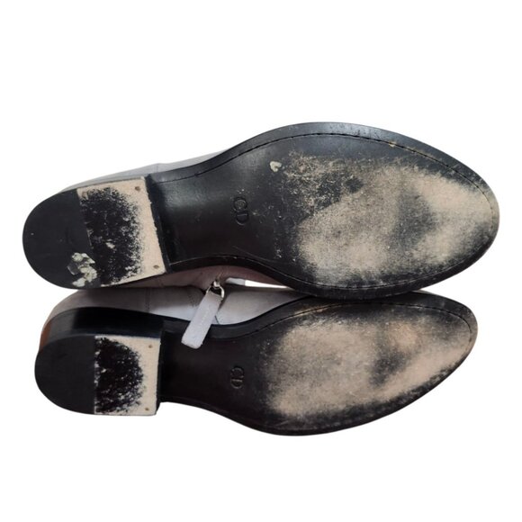 Dior Homme Suede Ankle Men's Gray Suede Mid-Calf Boots Size US 12 / EU 46 - Picture 10 of 14